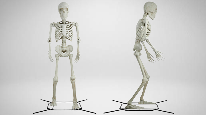 10 Foot Giant Poseable Skeleton Halloween Decoration