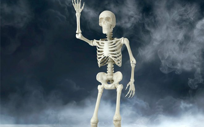10 Foot Giant Poseable Skeleton Halloween Outdoor Decoration