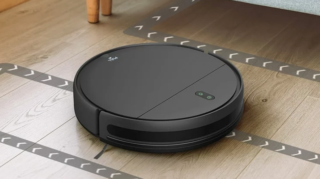2 in 1 Robot Vacuum and Mop Combot on a Floor