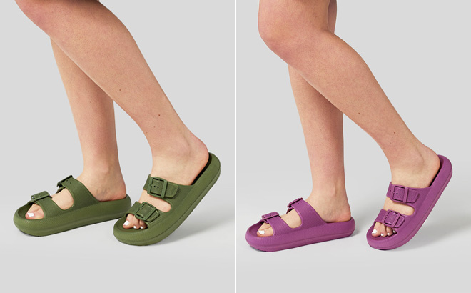 32 Degrees Cushion Buckle Slides