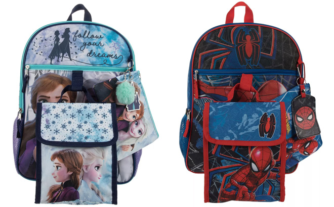 Frozen 5-Piece Backpack Set 