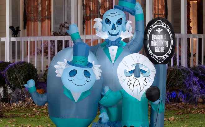 6 Foot Hitchhiking Ghosts Halloween Inflatable