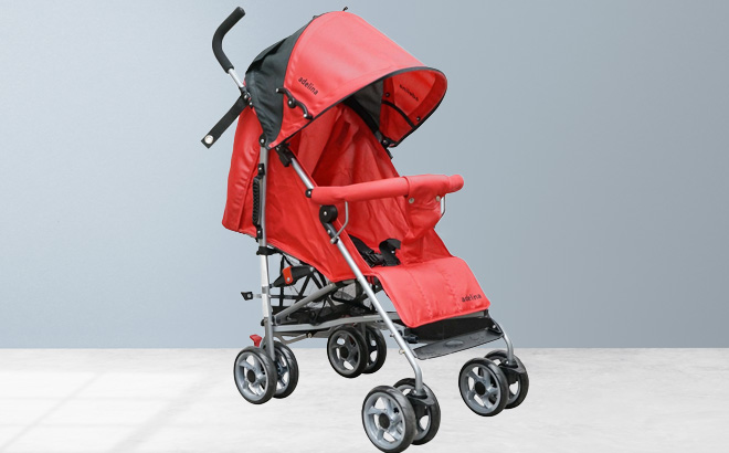 Adelina Lightweight Stroller Red Color