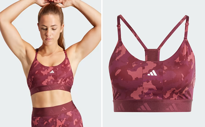 Adidas Aerorect Training Light Support Techfit Bra