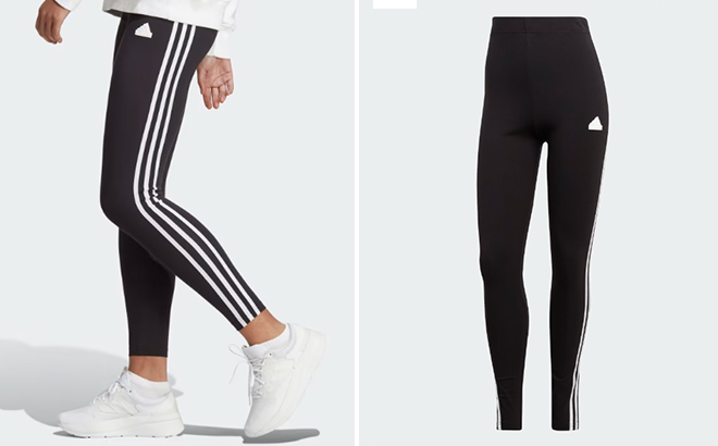 Adidas Future Icons 3 Stripe Leggings 1