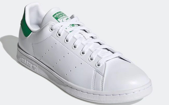 Adidas Mens Stan Smith Shoes Cloud White Green Color