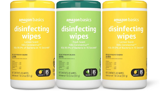Amazon Basics Disinfecting Wipes 1