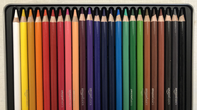 Amazon Basics Multicolor Premium Colored Pencils 24 Count