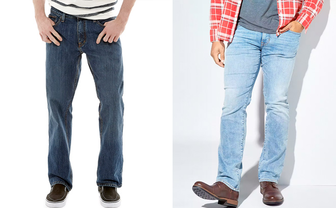 Arizona Mens Original Straight Fit Jean and Arizona Mens Advance Flex 360 Bootcut Jean Arizona Mens Original Straight Fit Jean and Arizona Mens Advance Flex 360 Bootcut Jean