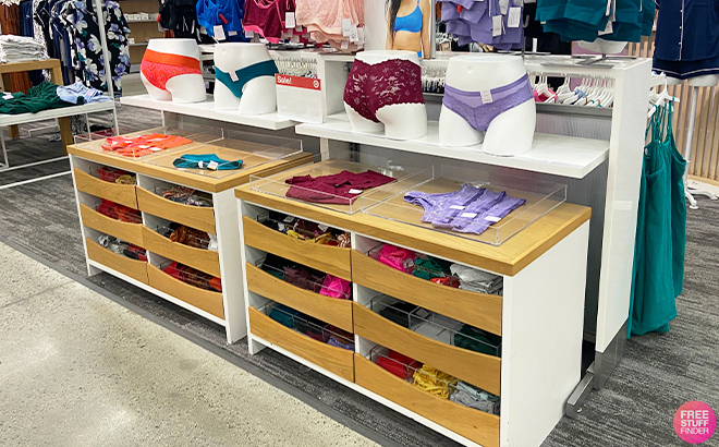Auden Panties Display at Target