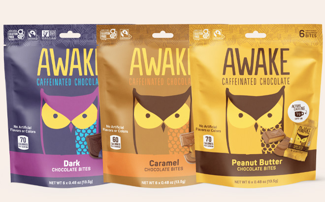 Awake Caffeinated 6 Pack Chocolate