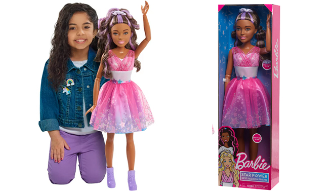 Barbie 28 Inch Tie Dye Style Brown Hair Best Fashion Friend Doll