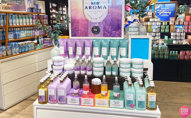 Bath Body Works New Aroma Body Care Products