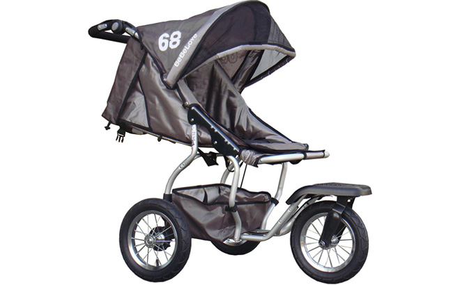 BeBeLove USA Front Swivel Single Jogging Stroller Gray Color BeBeLove USA Front Swivel Single Jogging Stroller Gray Color