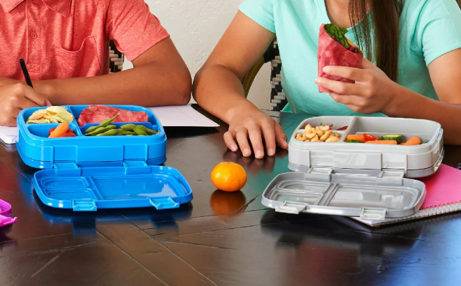 Bentgo Fresh - 4-Compartment Leak-Proof Lunch Box Blue