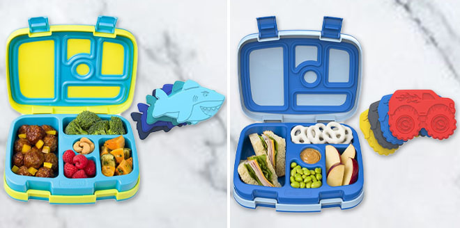 Bento Box Ice Pack Set Yellow and Blue Colors