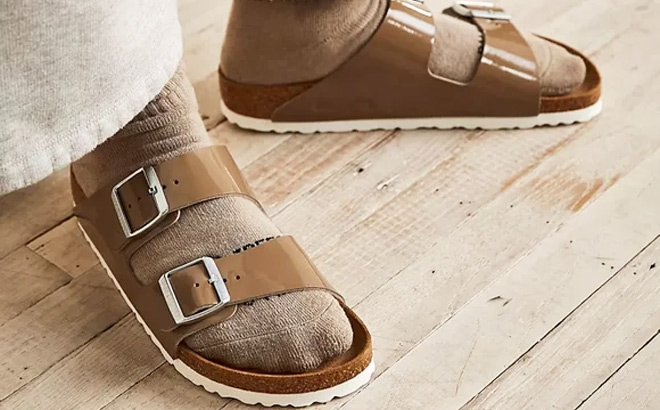 Birkenstock Arizona Patent Two-Strap Comfort Sandal 