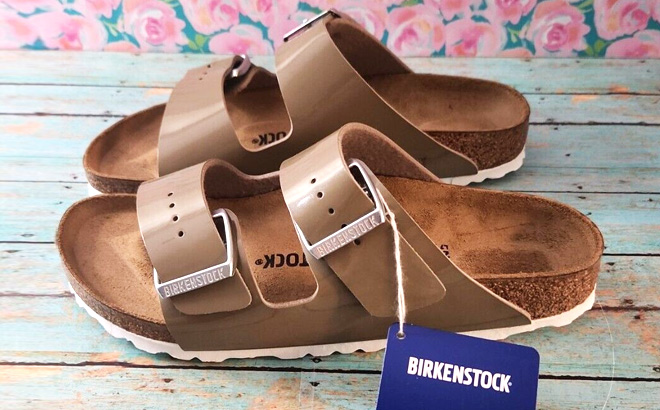 Birkenstock Arizona Patent Two-Strap Comfort Sandal 