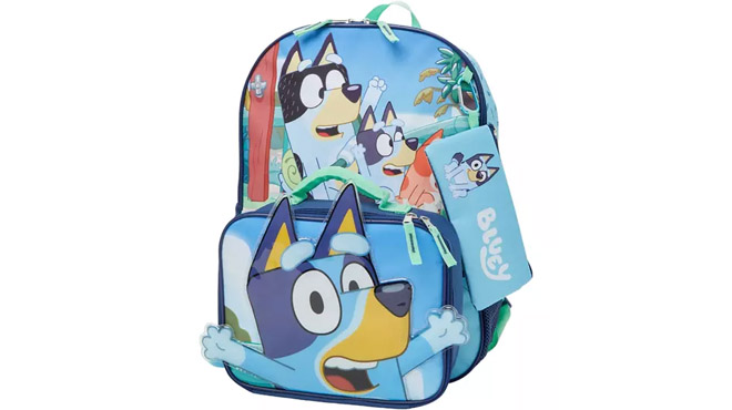 Bluey 5 Piece Backpack Set