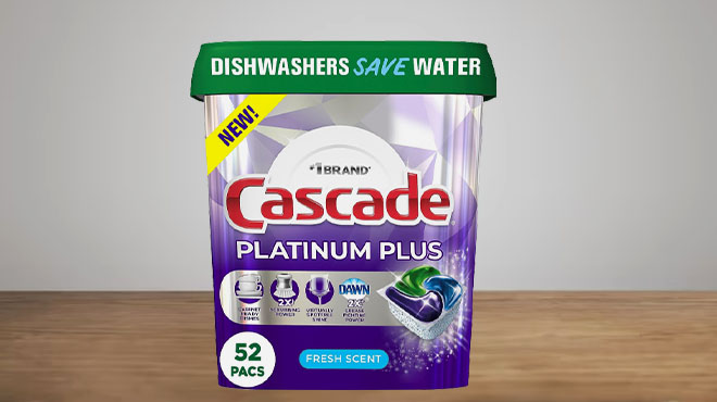 Cascade Platinum Plus Dishwasher Pod