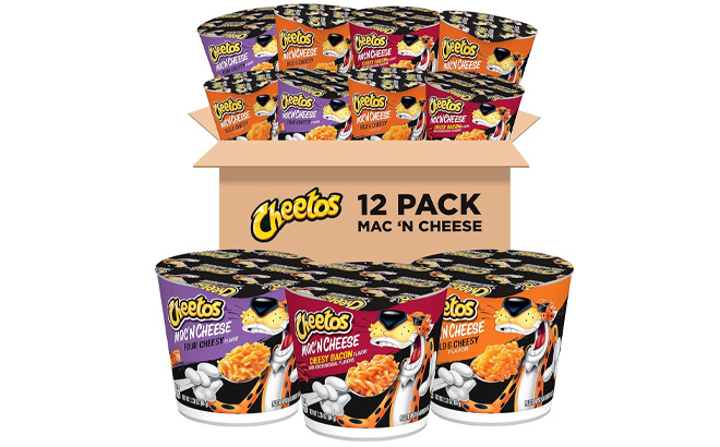 Cheetos Mac Cheese Cups 3 Flavor Variety Pack