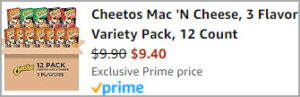 Cheetos Mac N Cheese at Checkout