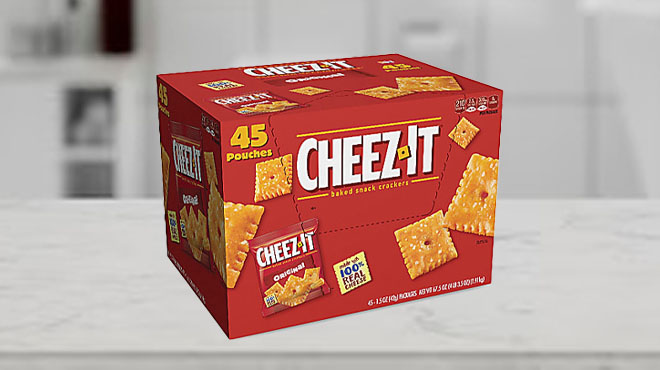 Cheez It Baked Snack Crackers in 45 Pack