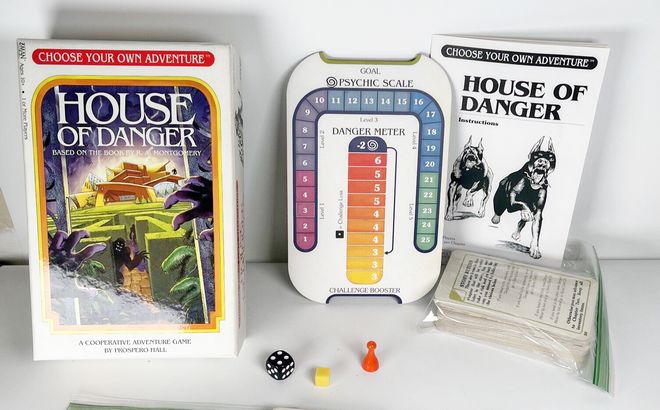 Choose Your Own Adventure House of Danger Board Strategy Game