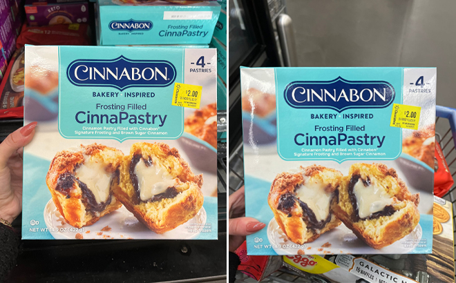 Cinnabon 4 Count Frosting Filled Pastry