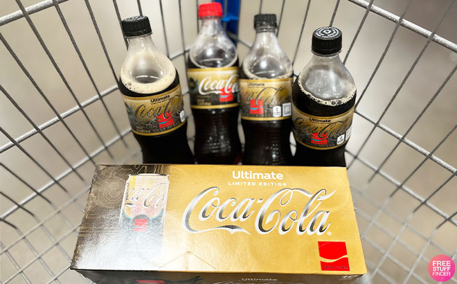 Coca Cola Products on a Cart