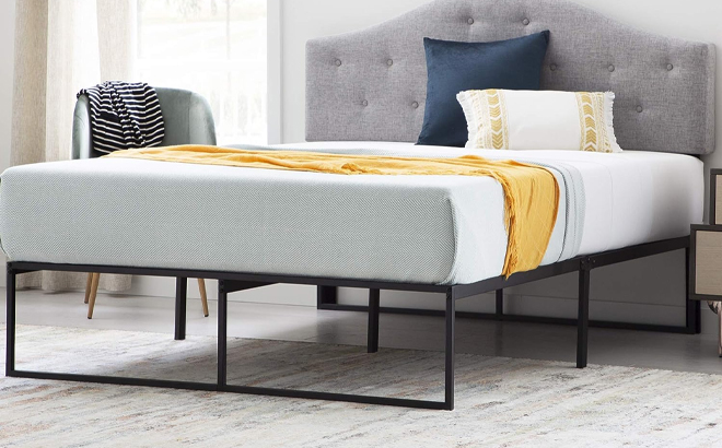 Contemporary Style California King Bed Frame