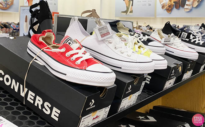 Converse Shoes Section in a Store