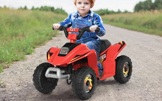 Costway 6 Volt Seater All Terrain Vehicles Battery Powered Ride On Toy