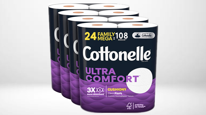 Cottonelle Ultra Comfort Toilet Paper Mega Rolls