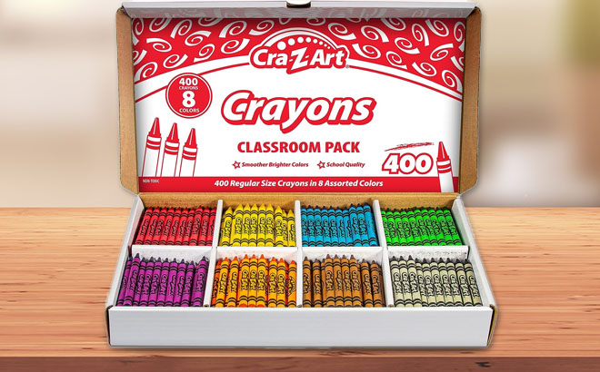 Cra Z Art Crayons 400 Count on a Box