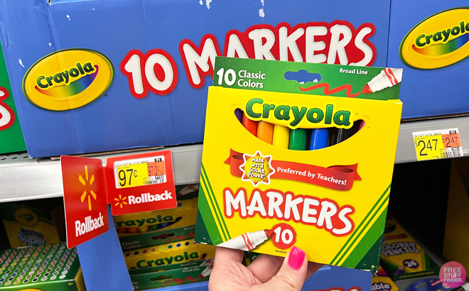 Crayola Classic Broad Line Markers 10 Count