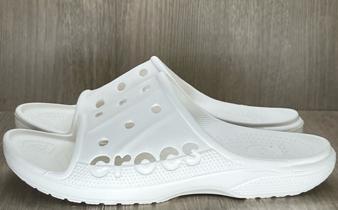 Crocs Baya II Slides in White Color