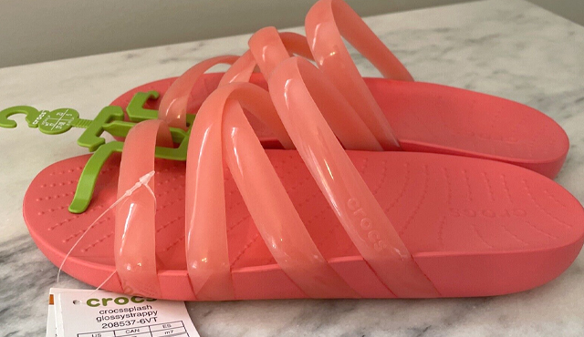 Crocs Splash Glossy Strappy Sandals