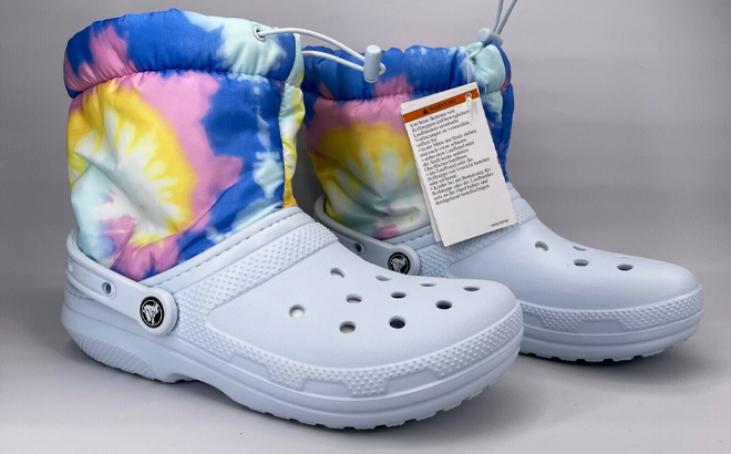 Crocs Tie Dye Neo Puff Lined Boots