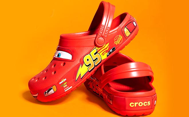 Crocs x Disney and Pixar Cars Lightning McQueen Clogs 