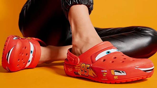 Crocs x Disney and Pixar Cars Lightning McQueen Clogs