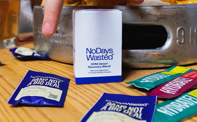 DHM Detox Pack on a Tabletop