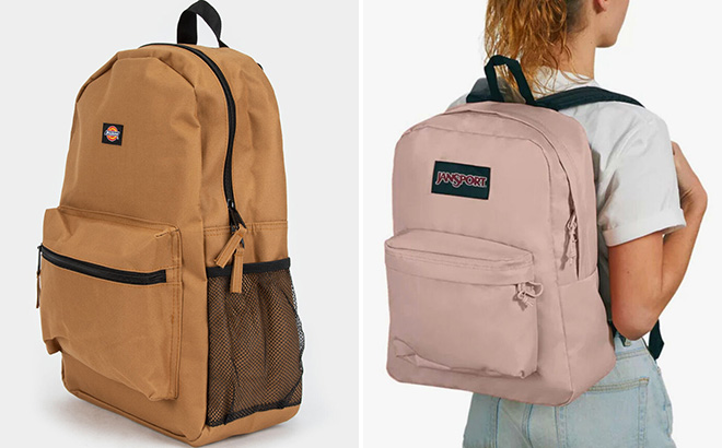 DICKIES Student Backpack and JANSPORT SuperBreak Backpack DICKIES Student Backpack and JANSPORT SuperBreak Backpack