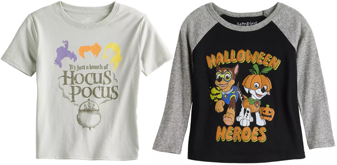 Disneys Hocus Pocus Girls Graphic Tee and Toddler Boy Jumping Beans Paw Patrol Long Sleeve Graphic Tee Disneys Hocus Pocus Girls Graphic Tee and Toddler Boy Jumping Beans Paw Patrol Long Sleeve Graphic Tee