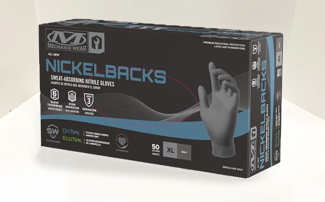Nickelbacks Disposable Gloves 50-Count Nickelbacks Disposable Gloves 50-Count