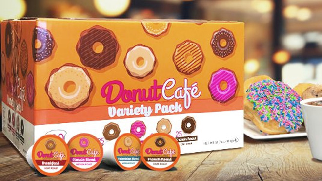 Donut Cafe 80 Count K Cups Variety Pack