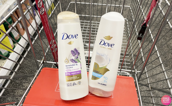 Dove Shampoo Conditioner in Cart