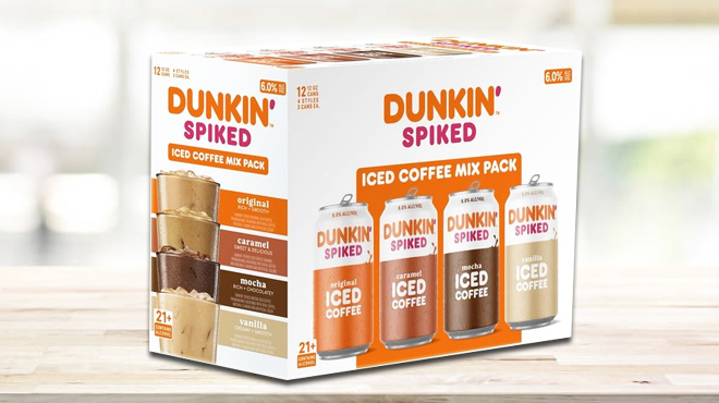 Dunkin Spiked Iced Coffee Mixed Pack