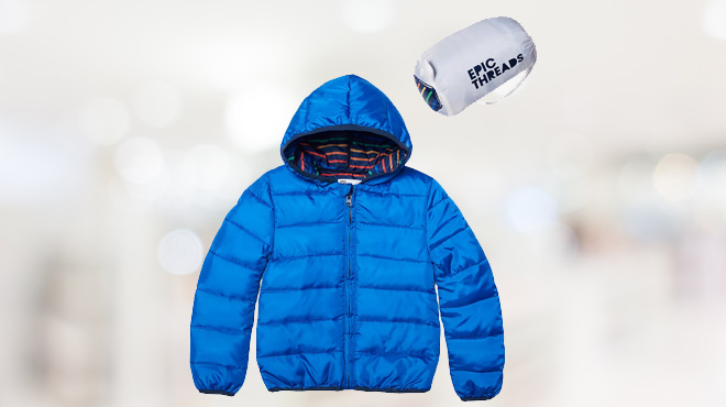 Epic Threads Toddler Boys Packable Jacket with Bag