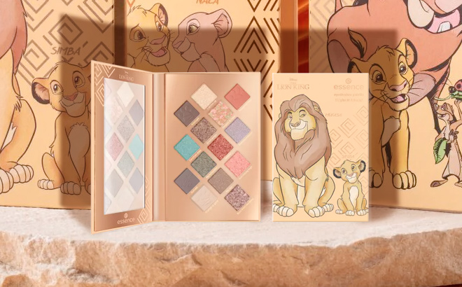 Essence Disney The Lion King Dream Big Little One Eyeshadow Palette on a Rock